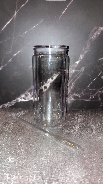 20oz Acrylic Snow Globe Tumbler